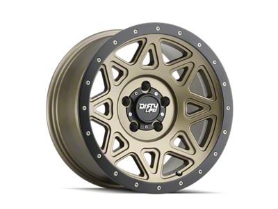 Dirty Life Theory Matte Gold 6-Lug Wheel; 17x9; -12mm Offset (23-25 Colorado)