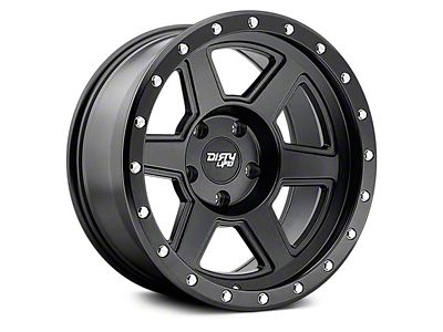 Dirty Life Compound Matte Black 5-Lug Wheel; 17x9; -12mm Offset (05-11 Dakota)