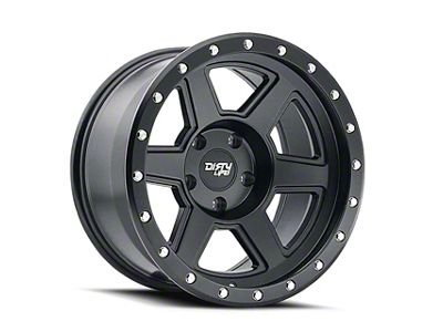 Dirty Life Compound Matte Black 5-Lug Wheel; 22x10; -12mm Offset (05-11 Dakota)