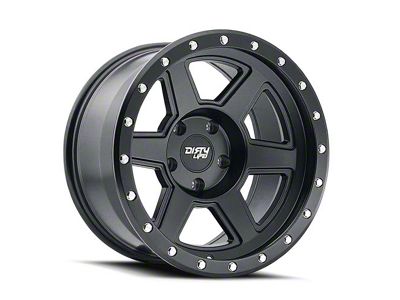 Dirty Life Compound Matte Black 5-Lug Wheel; 22x11; -25mm Offset (05-11 Dakota)