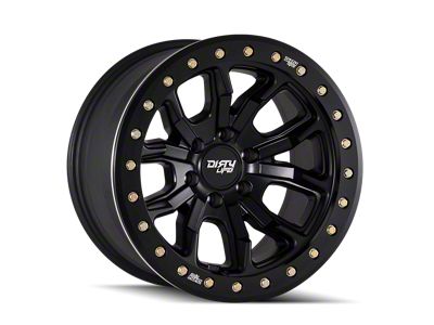 Dirty Life DT-1 Satin Black 5-Lug Wheel; 17x9; -38mm Offset (02-08 RAM 1500, Excluding Mega Cab)
