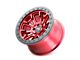 Dirty Life DT-1 Crimson Candy Red 6-Lug Wheel; 17x9; -12mm Offset (19-23 Ranger)