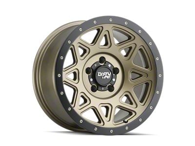 Dirty Life Theory Matte Gold 6-Lug Wheel; 17x9; -12mm Offset (24-26 Ranger)