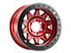 Dirty Life Roadkill Race Crimson Candy Red Beadlock 8-Lug Wheel; 17x9; -14mm Offset (07-10 Sierra 2500 HD)