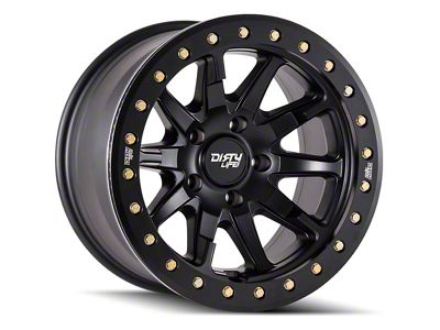 Dirty Life DT-2 Matte Black 6-Lug Wheel; 17x9; -12mm Offset (19-24 Silverado 1500)