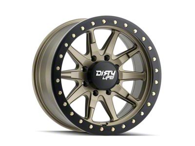 Dirty Life DT-2 Satin Gold 8-Lug Wheel; 20x9; 0mm Offset (07-10 Silverado 2500 HD)