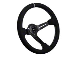DND Performance Interior Alcantara Race Steering Wheel; 350mm Diameter; Tan (Universal; Some Adaptation May Be Required)