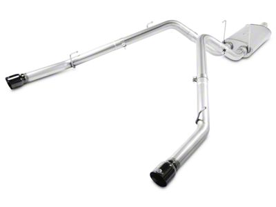 AFE MACH Force-XP 3-Inch Dual Exhaust System with Black Tips; Rear Exit (09-18 5.7L RAM 1500 w/ Factory Dual Exhaust)