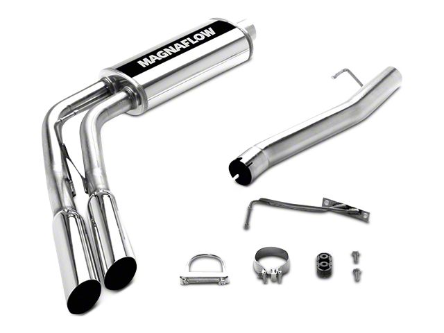 Magnaflow Street Series Dual Exhaust System with Polished Tips; Middle Side Exit (06-08 5.7L RAM 1500)