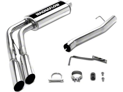 Magnaflow Street Series Dual Exhaust System with Polished Tips; Middle Side Exit (06-08 5.7L RAM 1500)