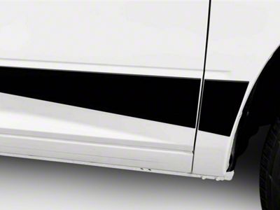 Putco Black Platinum Rocker Panels (09-18 RAM 1500 w/o Fender Flares, Excluding Crew Cab w/ 6.4-Foot Box)