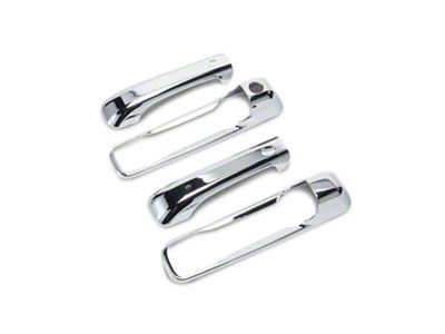 Putco Door Handle Covers without Passenger Keyhole; Chrome (09-18 RAM 1500 Regular Cab)