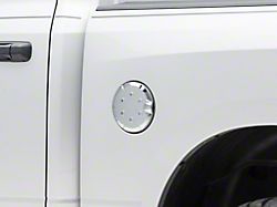 Putco Fuel Tank Door Cover; Chrome (09-18 RAM 1500)