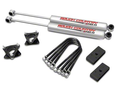 Rough Country 2.50-Inch Suspension Lift Kit (06-08 4WD RAM 1500, Excluding Mega Cab)