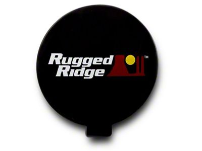 Rugged Ridge 6-Inch Off-Road Light Cover; Black