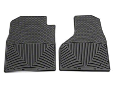 Weathertech All-Weather Front Rubber Floor Mats; Black (02-18 RAM 1500)