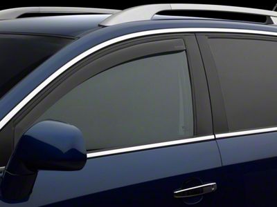 Weathertech Side Window Deflectors; Front; Dark Smoke (02-08 RAM 1500)