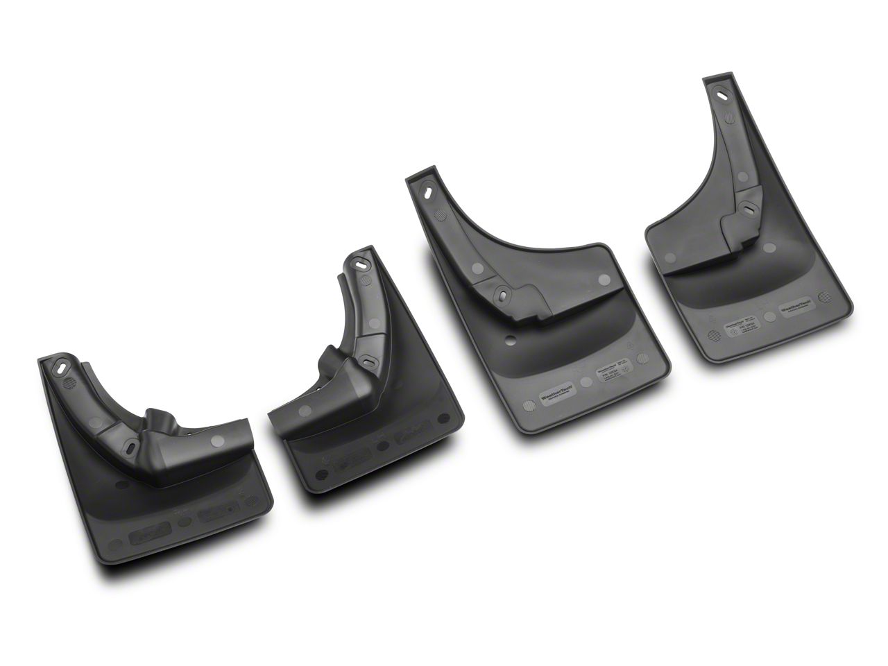 Weathertech® 110008 - Black Mud Flaps