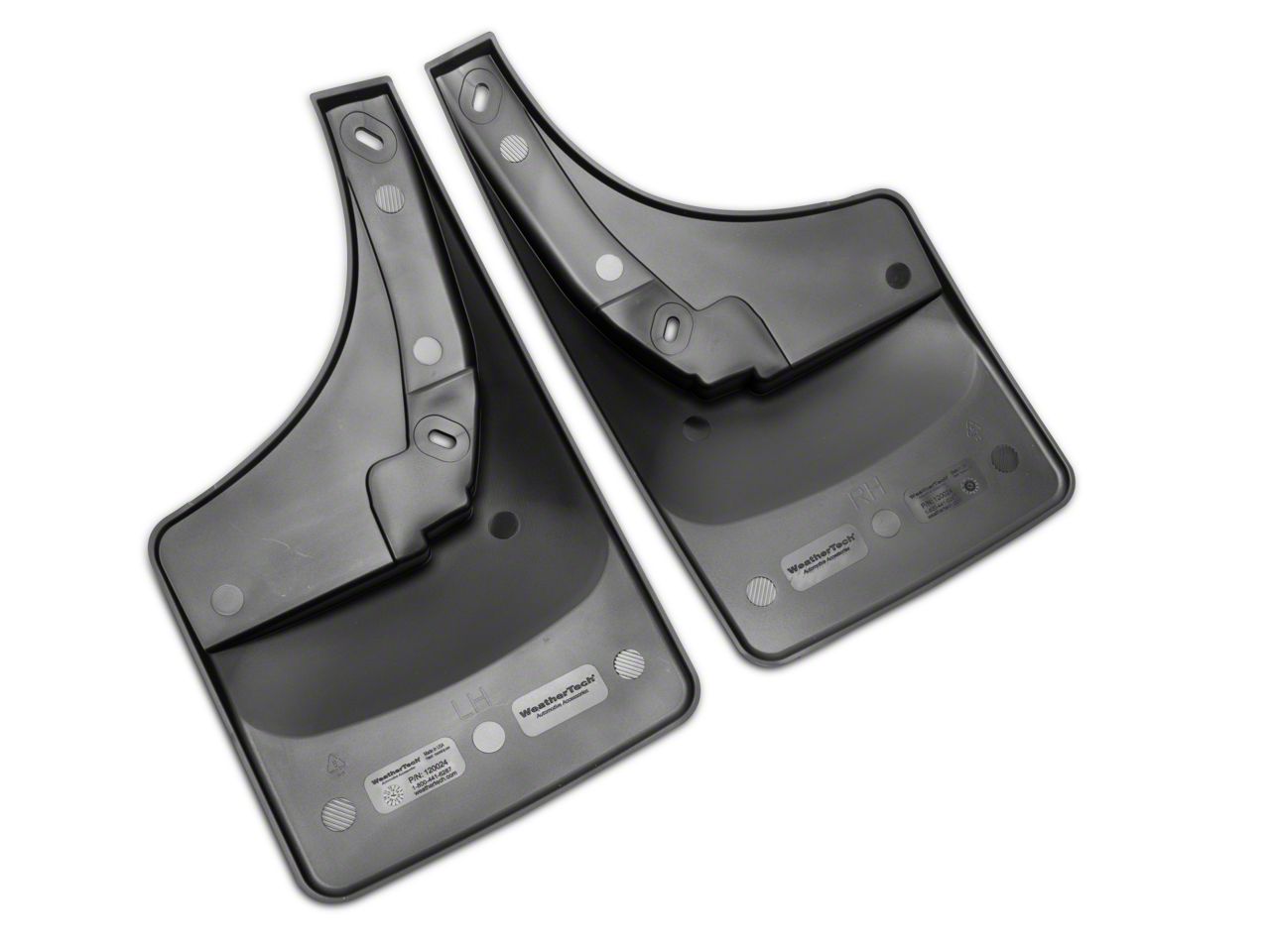 Weathertech RAM No Drill Rear MudFlaps - Black R101268 (09-18 RAM