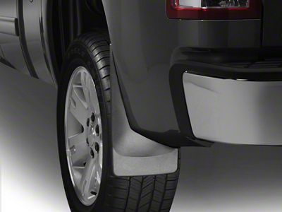 Weathertech No-Drill Mud Flaps; Rear; Black (06-08 RAM 1500 w/o Fender Flares)