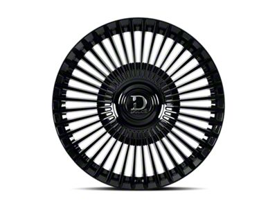 Dolce Luxury Trento Glossy Black 6-Lug Wheel; 24x10; 35mm Offset (07-14 Yukon)