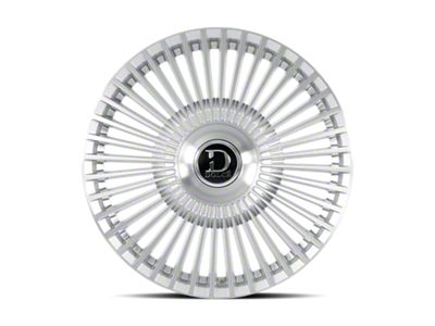 Dolce Luxury Trento Glossy Silver Brush Face 6-Lug Wheel; 24x10; 35mm Offset (23-25 Colorado)