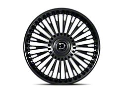 Dolce Luxury Razzo Glossy Black 6-Lug Wheel; 22x9.5; 35mm Offset (21-26 Yukon)