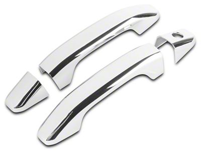 Door Handle Covers; Chrome (14-18 Sierra 1500 Regular Cab)