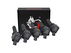Dragon Fire Performance Ignition Coil Packs; Black (07-12 3.7L Colorado)