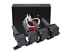 Dragon Fire Performance Ignition Coil Packs; Black (23-26 2.7L Colorado)