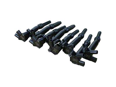 Dragon Fire Performance Ignition Coil Pack; Black (10-14 6.2L F-150)