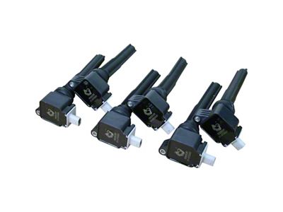 Dragon Fire Performance Ignition Coil Packs; Black (17-21 3.5L EcoBoost F-150)
