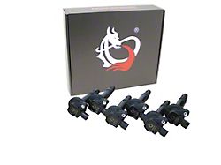 Dragon Fire Performance Ignition Coil Packs; Black (15-09/01/16 3.5L V6 F-150; 11-14 3.7L F-150)