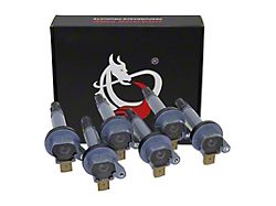 Dragon Fire Performance Ignition Coil Packs; Black (11-16 3.5L EcoBoost F-150)