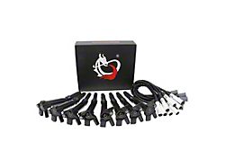 Dragon Fire Performance Ignition Coil Packs and Spark Plug Wires; Black (11-17 6.2L F-250 Super Duty)