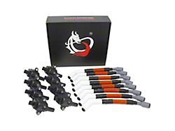 Dragon Fire Performance Ignition Tune Up Kit; Black (20-22 7.3L F-250 Super Duty)