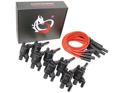 Dragon Fire Performance Ignition Tune Up Kit; Black (03-05 5.7L RAM 1500)