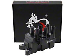 Dragon Fire Performance Ignition Coil Pack; Black (01-08 3.0L Ranger)