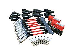 Dragon Fire Performance Ignition Tune Up Kit; Black (07-13 V8 Sierra 1500 w/ Round Coils)