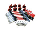 Dragon Fire Performance Ignition Tune Up Kit; Red (99-06 V8 Sierra 1500 w/ Square Coils)