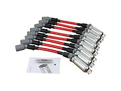 Dragon Fire Performance Spark Plug Wires; Red (99-19 V8 Silverado 1500)