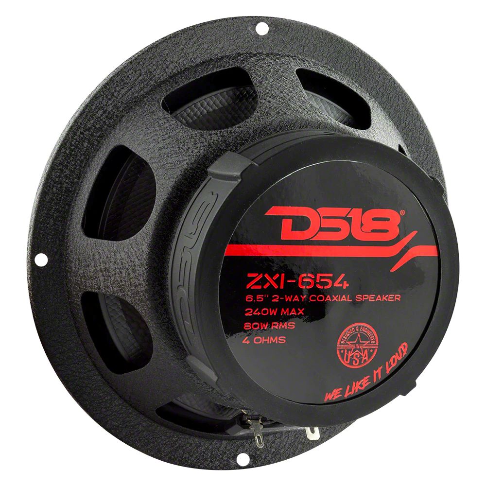 DS18 F-150 ZXI 6.50-Inch 2-Way Coaxial Speakers with Kevlar Cone