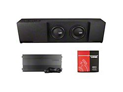 DS18 Dual Subwoofer Enclosure Package; 2 x 10-Inch (17-26 F-250 Super Duty SuperCrew)