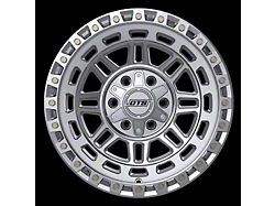 DTS 603 Machined and Silver 8-Lug Wheel; 17x9; 0mm Offset (10-18 RAM 2500)