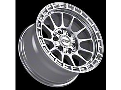 DTS 606 Machined and Silver 6-Lug Wheel; 17x8.5; 25mm Offset (19-26 Silverado 1500)