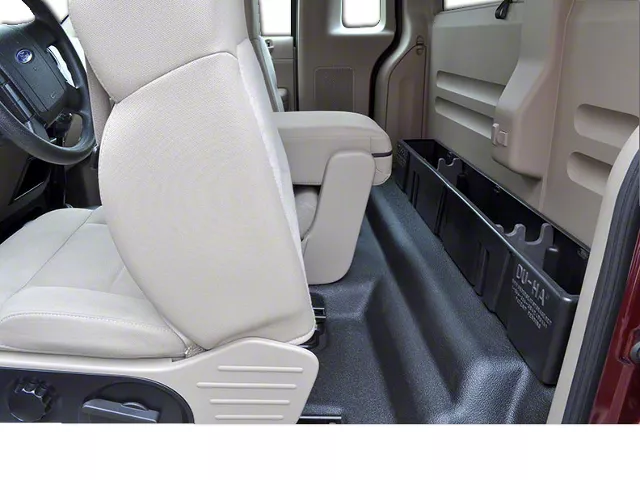 Behind-the-Seat Storage; Black (04-08 F-150 Regular Cab)