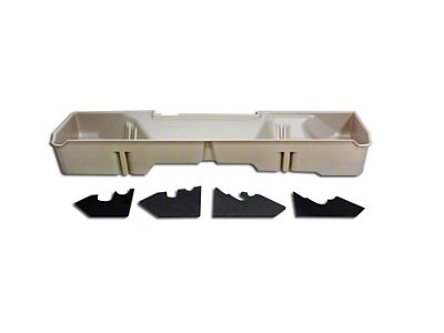 Underseat Storage; Tan (07-13 Silverado 1500 Extended Cab, Crew Cab)