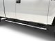Barricade 4-Inch Flat Oval Running Boards; Stainless Steel (04-14 F-150 SuperCab)