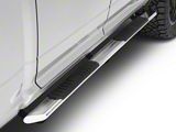 Barricade 4-Inch Flat Oval Running Boards; Stainless Steel (09-18 RAM 1500 Crew Cab)