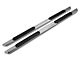 Barricade 4-Inch Flat Oval Running Boards; Stainless Steel (15-24 F-150 SuperCab)